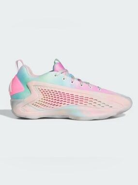 Adidas Anthony Edwards 1 Pink Multicolor Low Top Basketball Shoes Men’s 11
